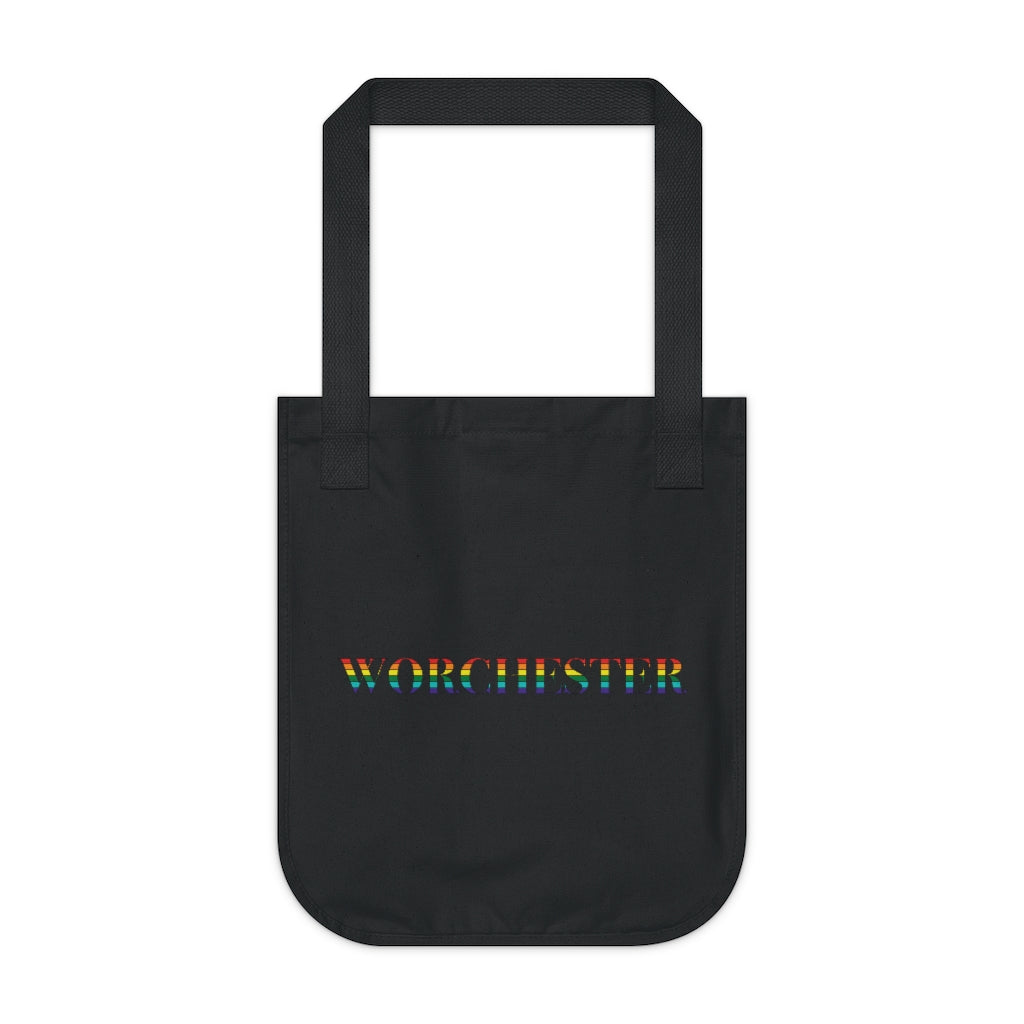 Worchester Rainbow Organic Canvas Tote Bag