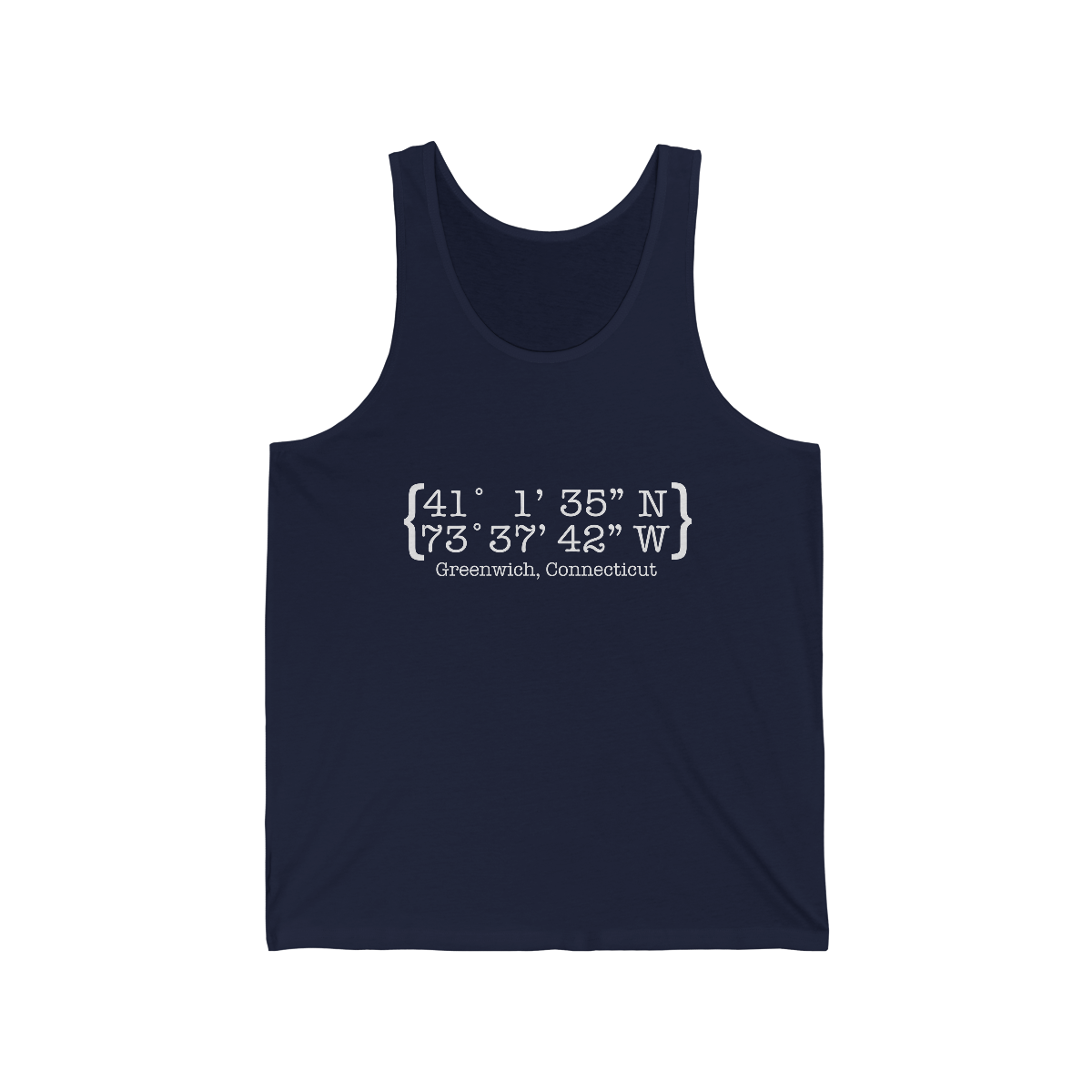 greenwich ct / connecticut womens tank top shirt 