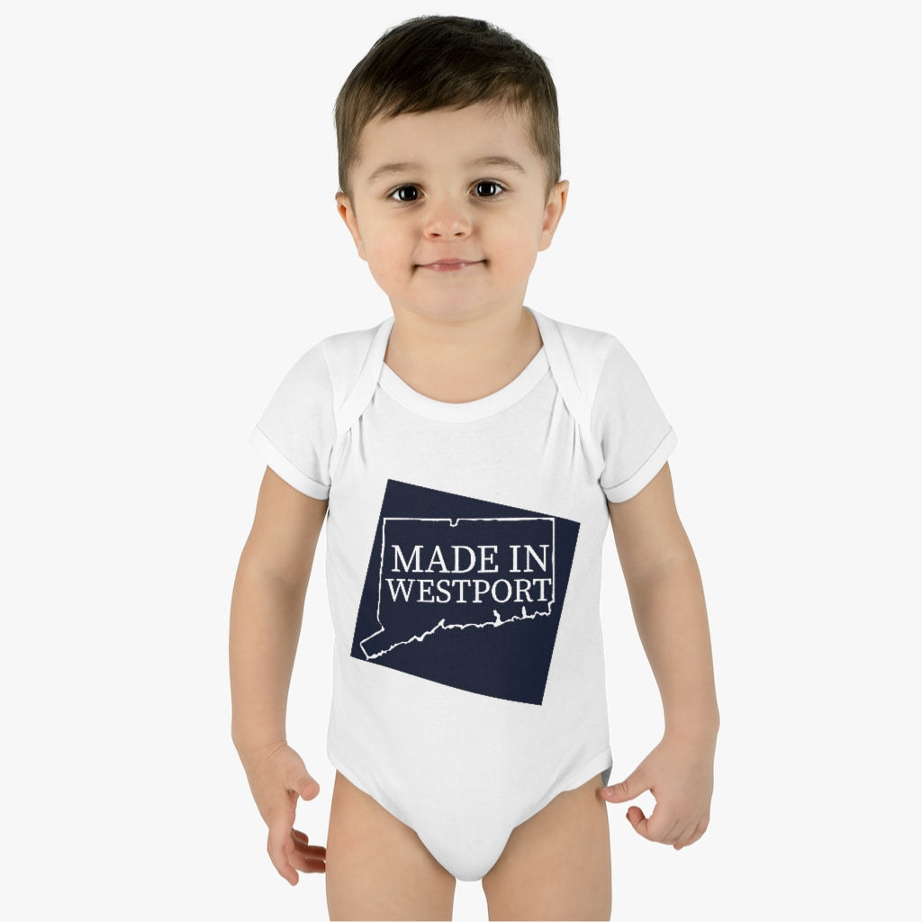 Made in Westport Infant Baby Rib Bodysuit