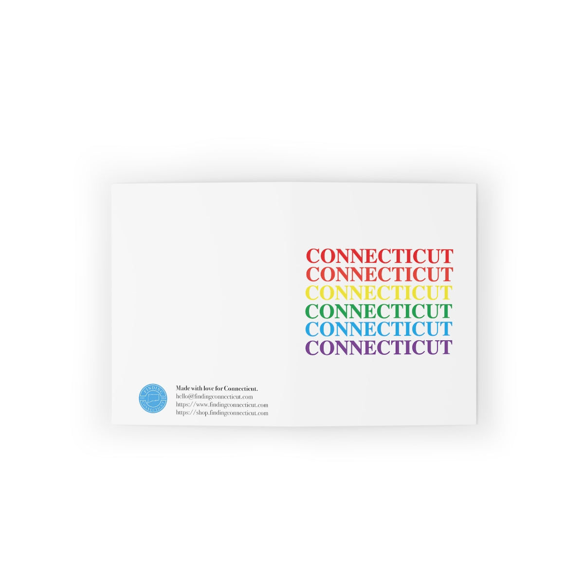 Connecticut Pride Greeting Cards (8, 16, and 24 pcs)