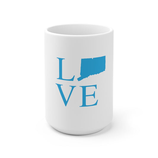 Connecticut Love White Ceramic Mug