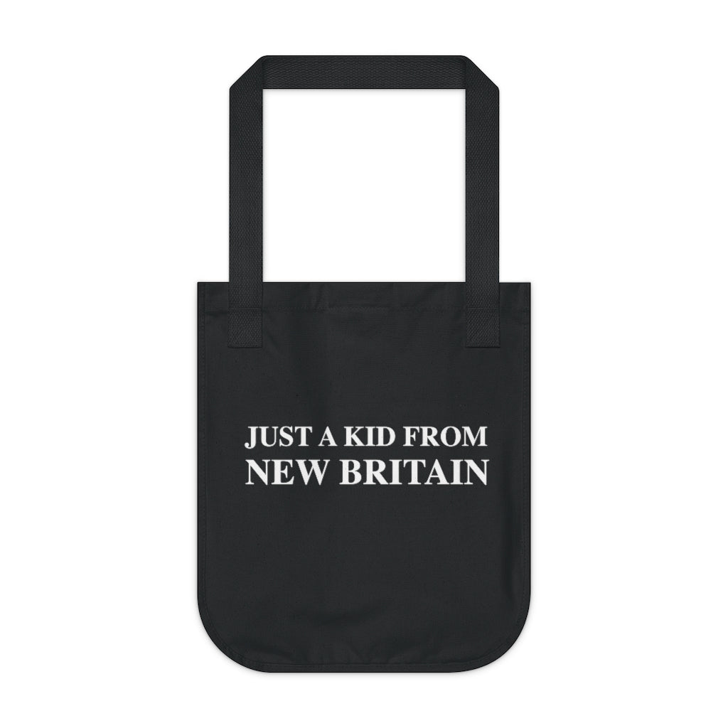 Just a kid from New Britain Organic Canvas Tote Bag