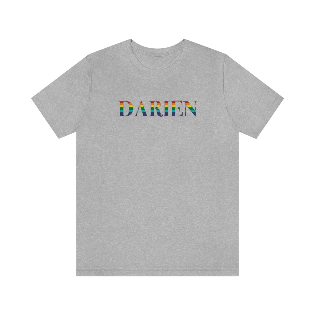 Darien Rainbow Unisex Jersey Short Sleeve Tee