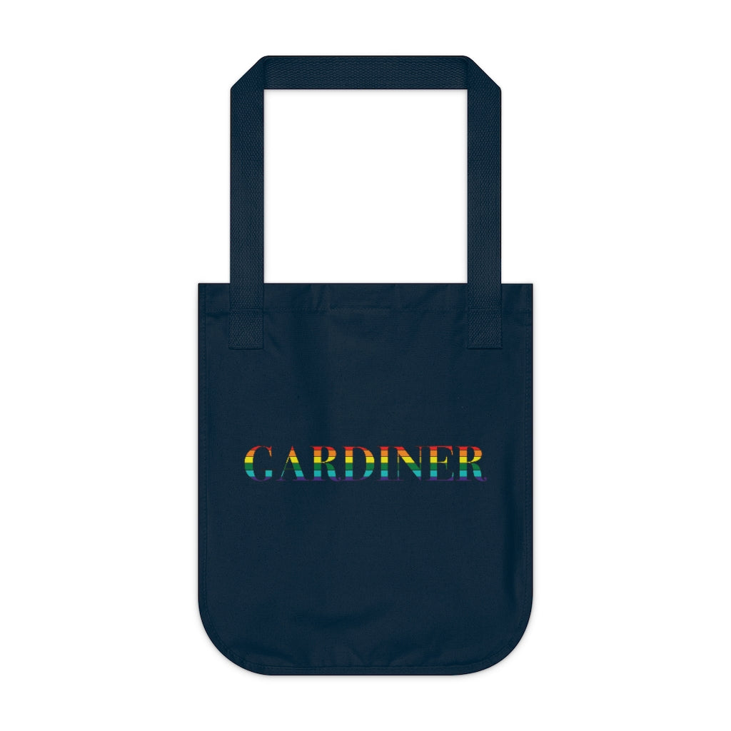 Gardiner Rainbow Organic Canvas Tote Bag