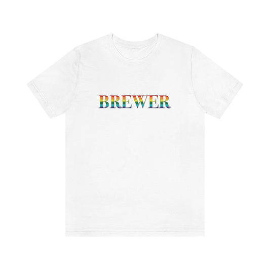 Brewer Rainbow Unisex Jersey Short Sleeve Tee