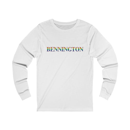 Bennington Rainbow Unisex Jersey Long Sleeve Tee