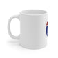 Connecticut Interstate White Ceramic Mug