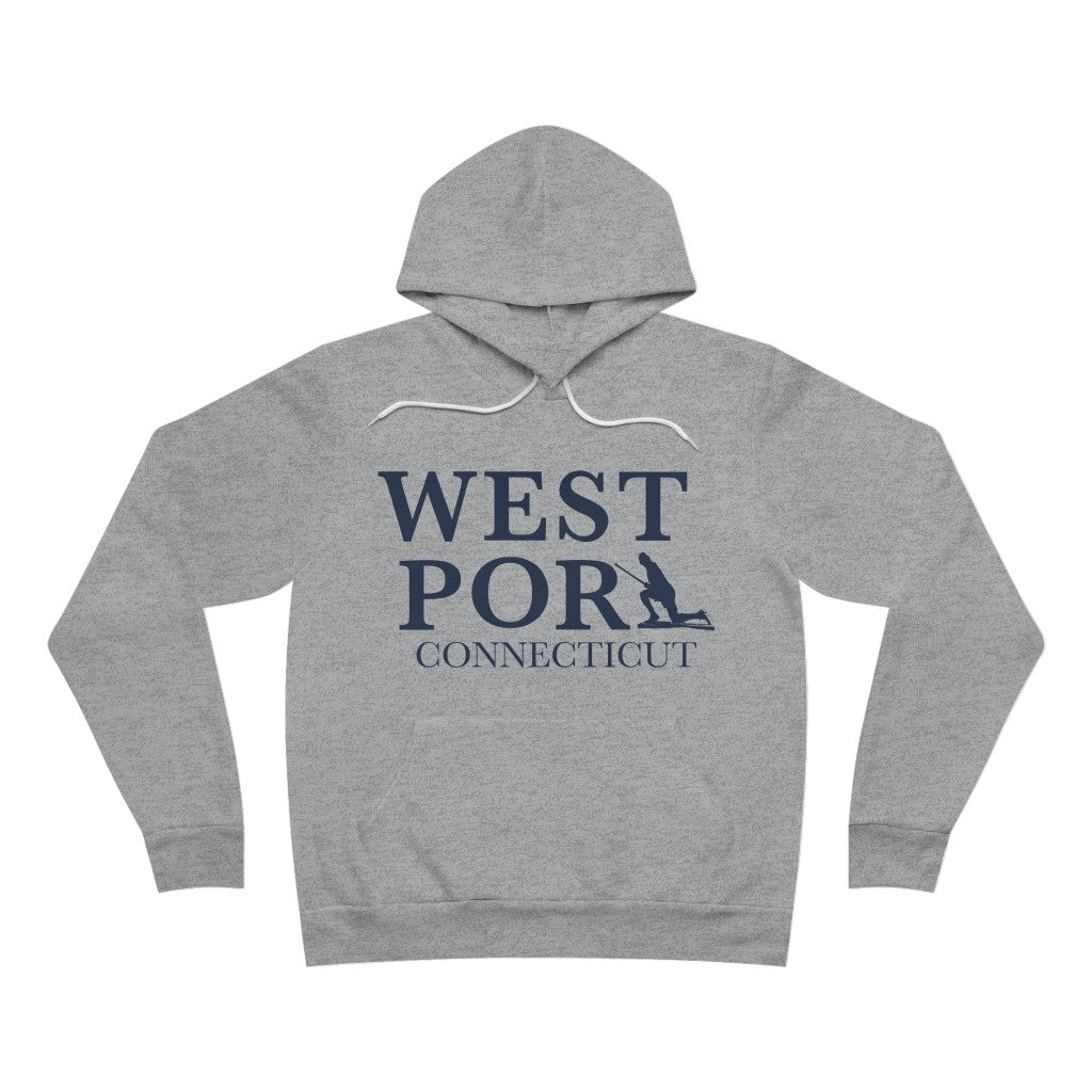 Westport Connecticut Unisex Sponge Fleece Pullover Hoodie