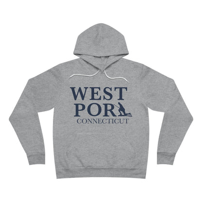 Westport Connecticut Unisex Sponge Fleece Pullover Hoodie