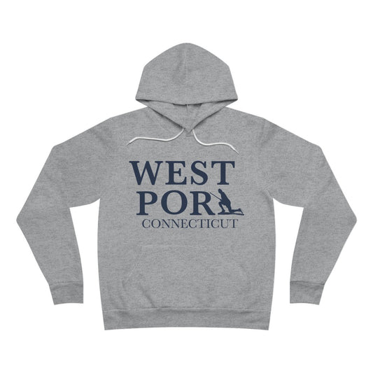 Westport Connecticut Unisex Sponge Fleece Pullover Hoodie