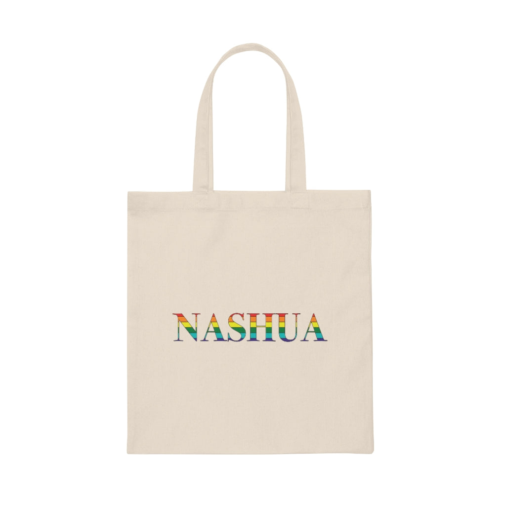 Nashua Rainbow Canvas Tote Bag