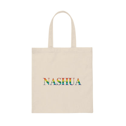 Nashua Rainbow Canvas Tote Bag