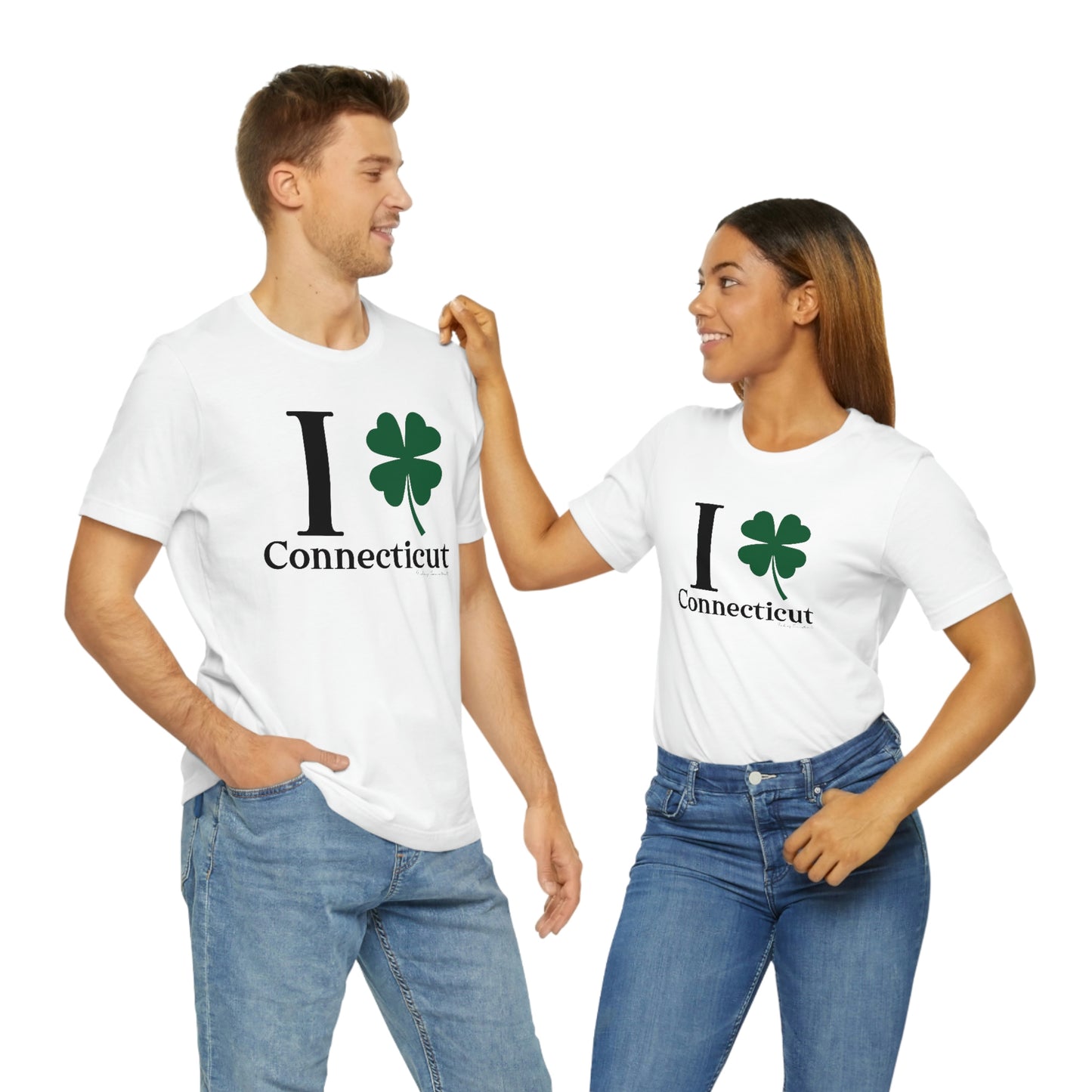 I Clover Connecticut Unisex Jersey Short Sleeve Tee