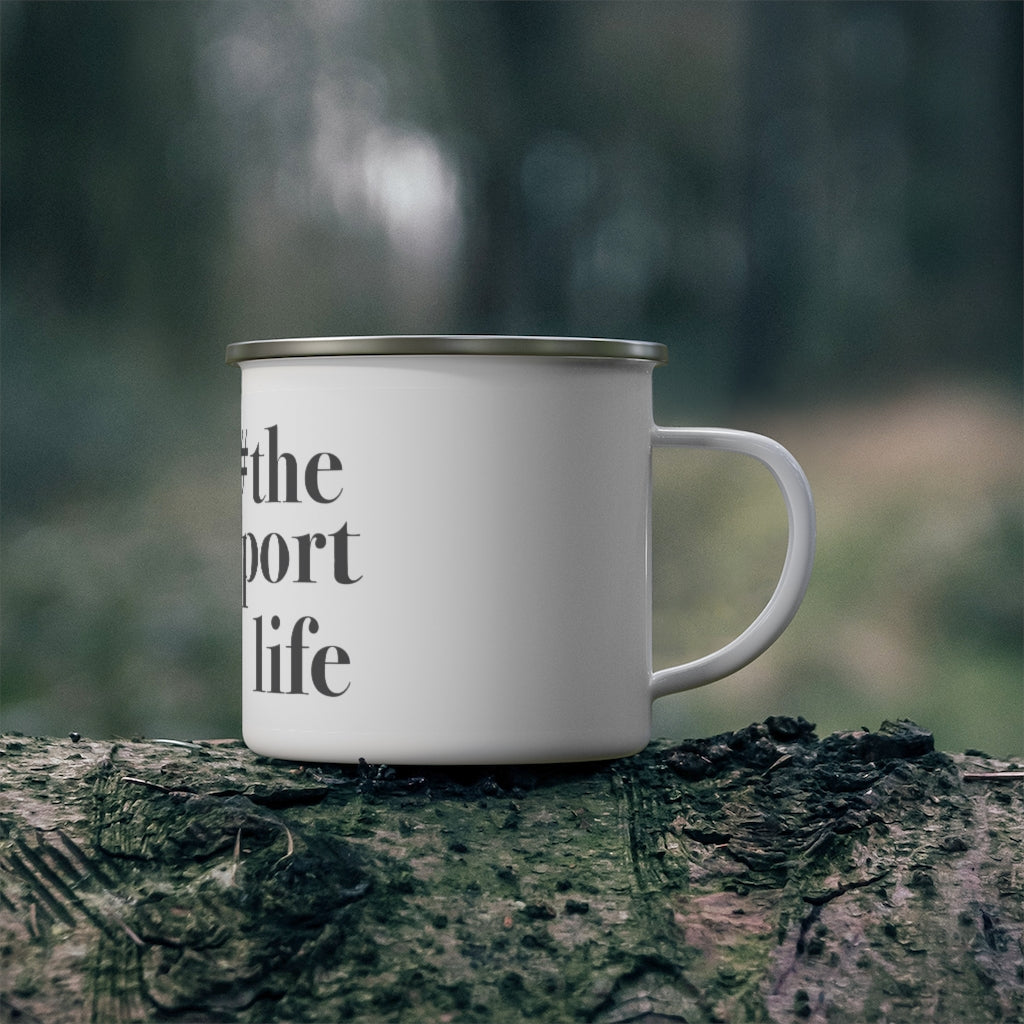 #thebridgeportlife Enamel Camping Mug