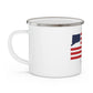 Connecticut Flag Enamel Camping Mug