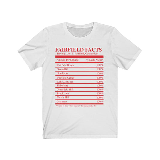 Fairfield Facts Unisex Jersey Short Sleeve Tee