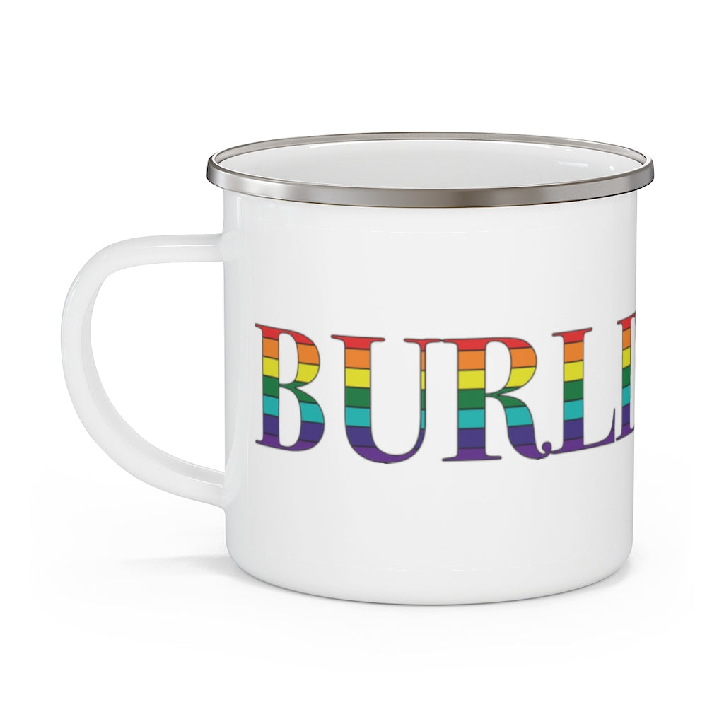 Burlington Rainbow Enamel Camping Mug