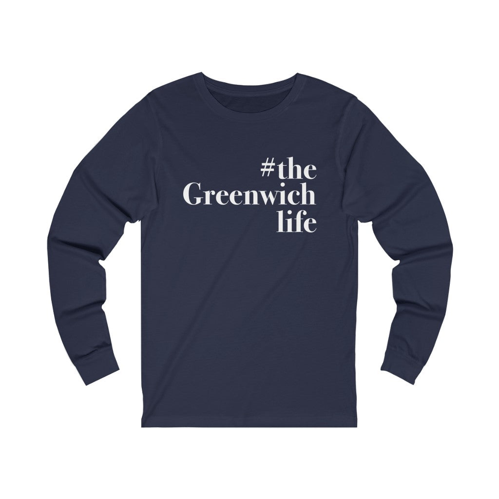 greenwich ct / connecticut long sleeve tee shirt 