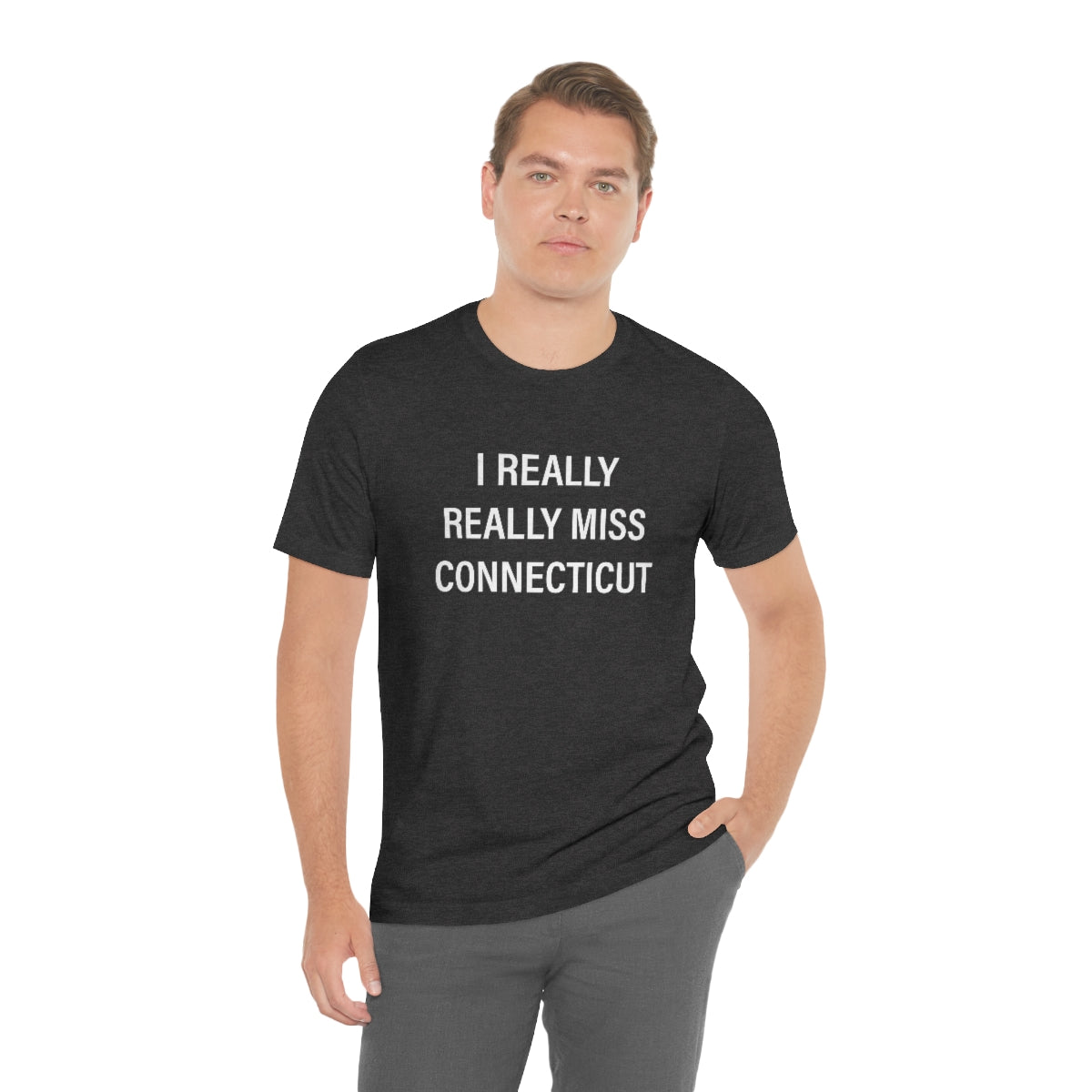 I Really Really Miss Connecticut Unisex Jersey Short Sleeve Tee