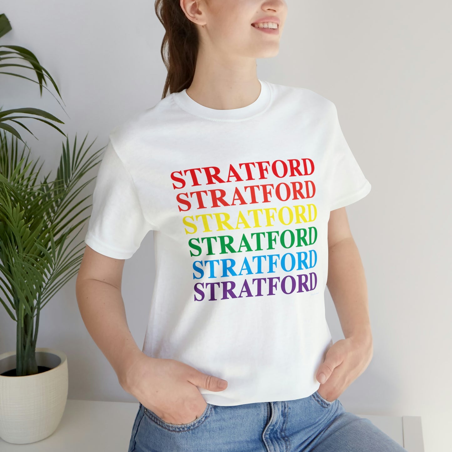 Stratford Pride Unisex Jersey Short Sleeve Tee