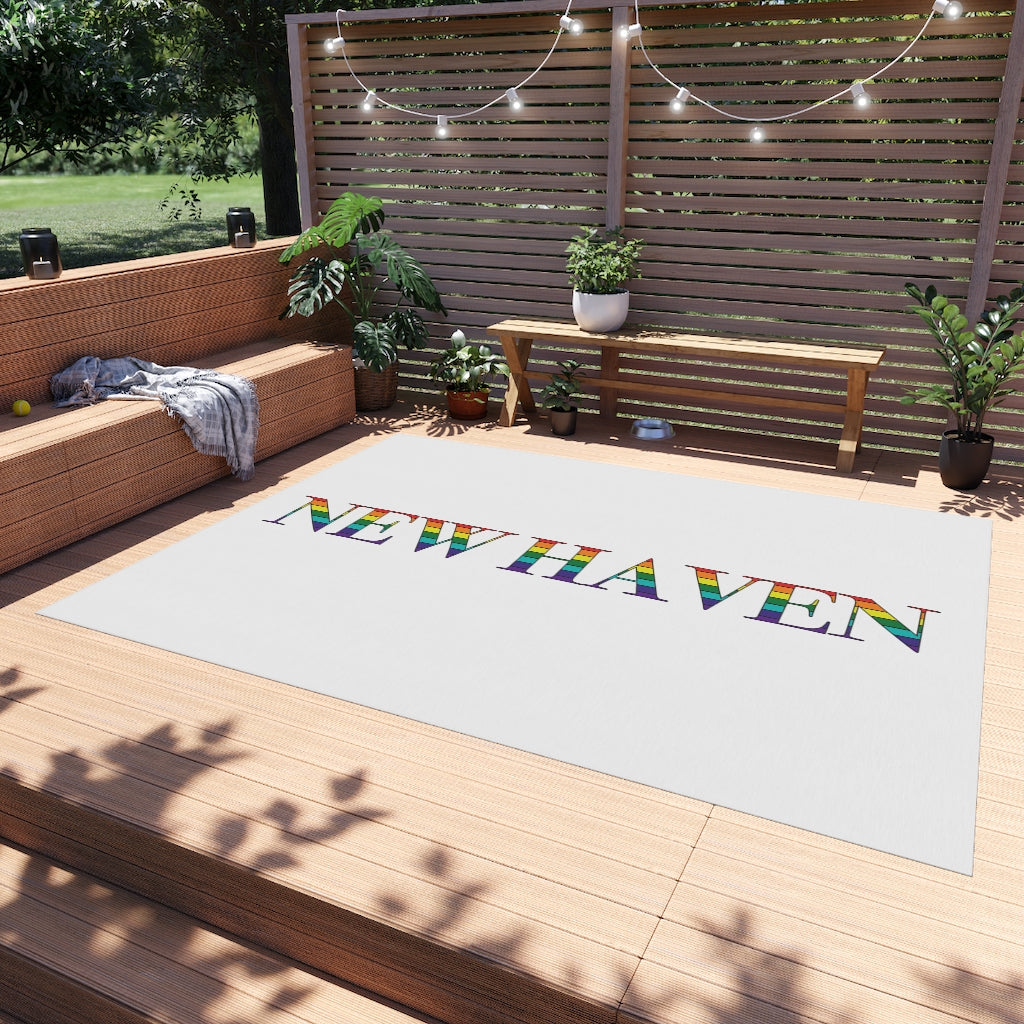 New Haven Rainbow Outdoor Rug