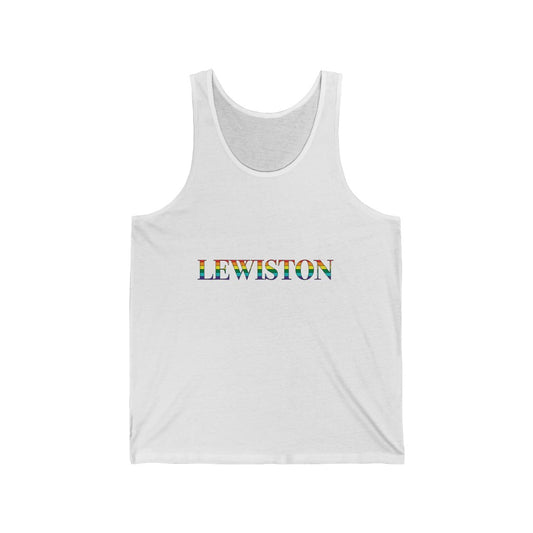 Lewiston Rainbow Unisex Jersey Tank