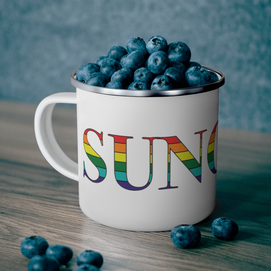 Suncook Rainbow Enamel Camping Mug