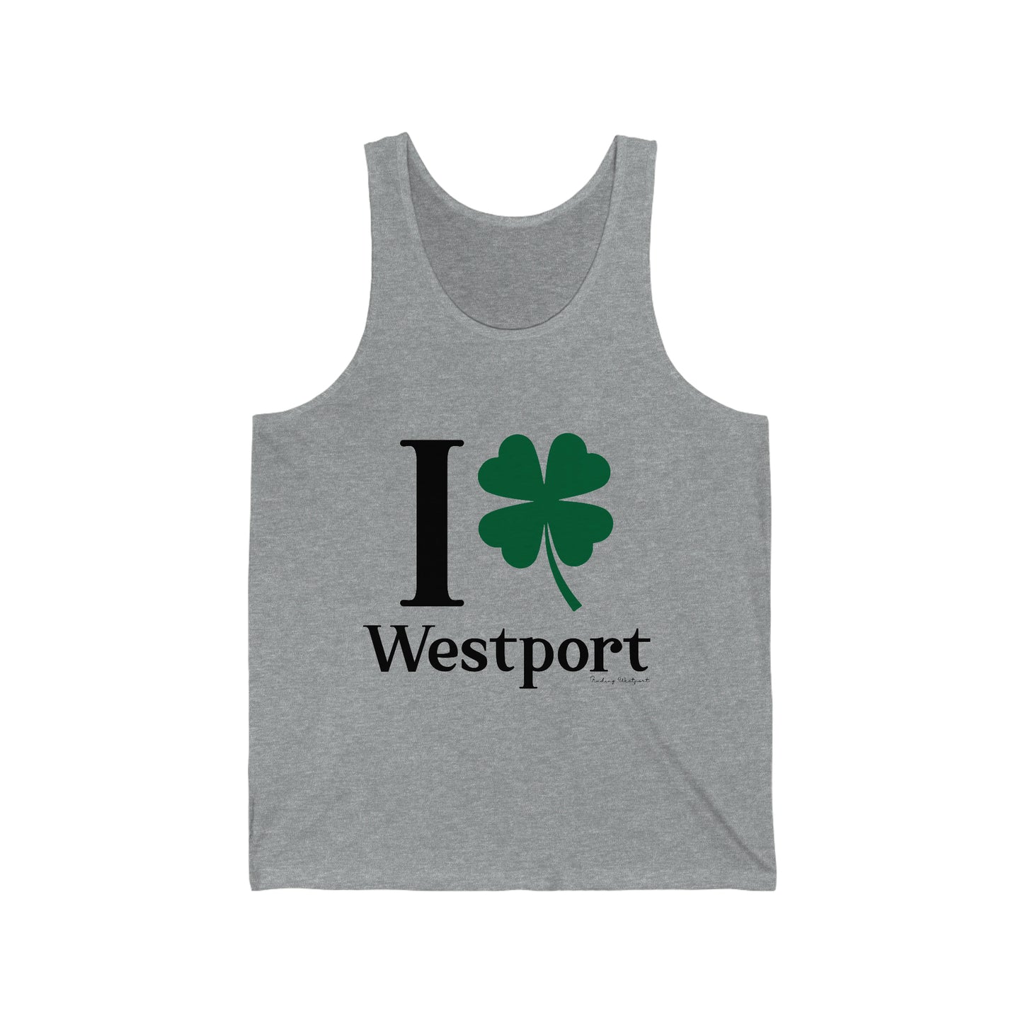 westport connecticut st patricks day shirt, i clover westport