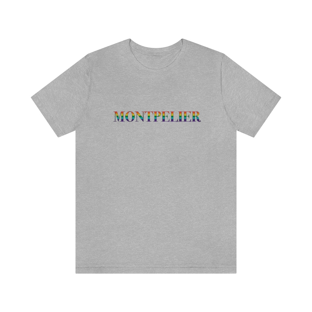 Montpelier Rainbow Unisex Jersey Short Sleeve Tee