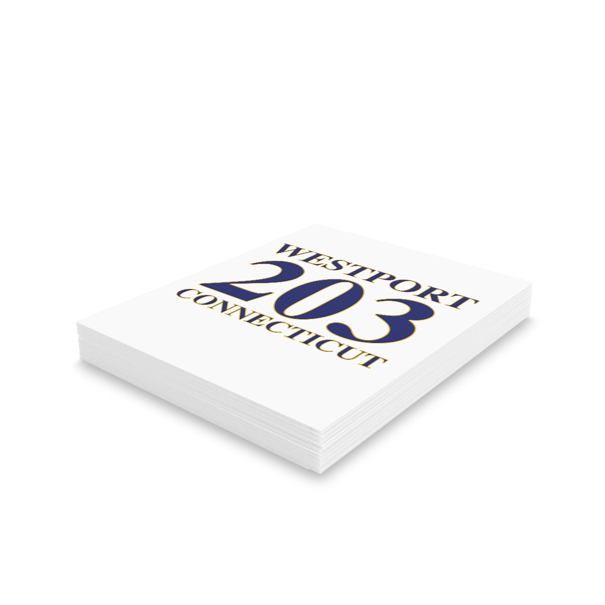 Westport 203 Connecticut Greeting cards (8, 16, and 24 pcs)