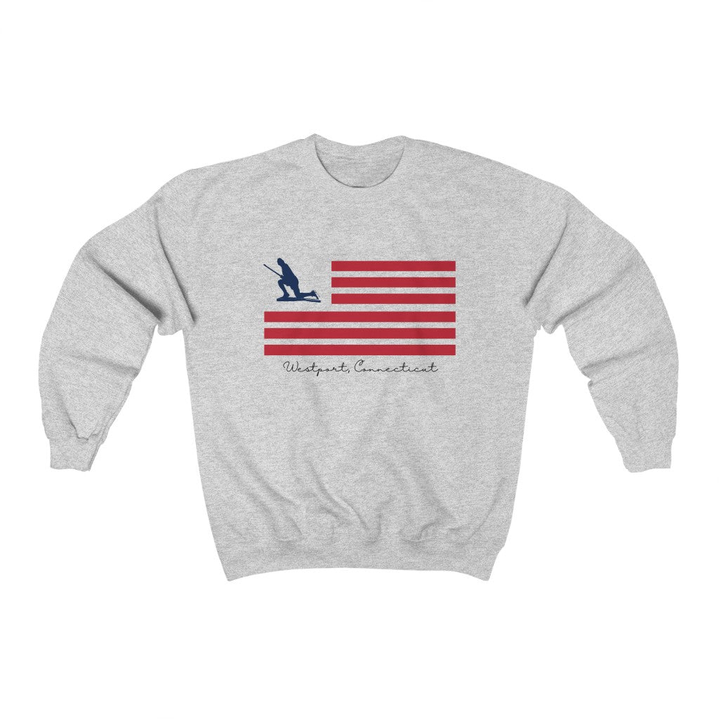 Minuteman Flag Unisex Heavy Blend™ Crewneck Sweatshirt