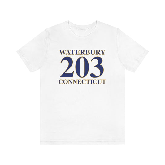 203 Waterbury Collection  203 Waterbury tee shirts, hoodies, sweatshirts, mugs, and other apparel and home gifts. • Proceeds of this collection go to help build Finding Connecticut's brand. • Free USA shipping • Finding Connecticut