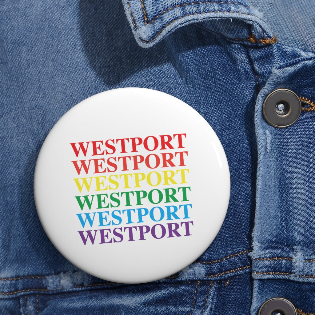 Westport Pride Pin Buttons