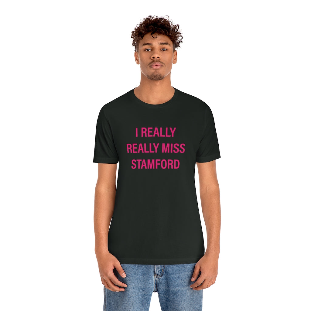 I really really miss Stamford Unisex Jersey Short Sleeve Tee