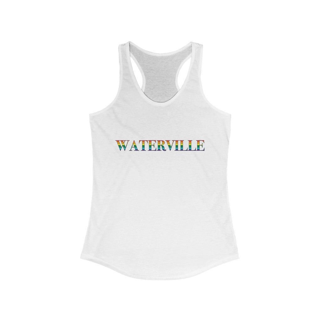 Waterville Rainbow Women's Ideal Racerback Tank