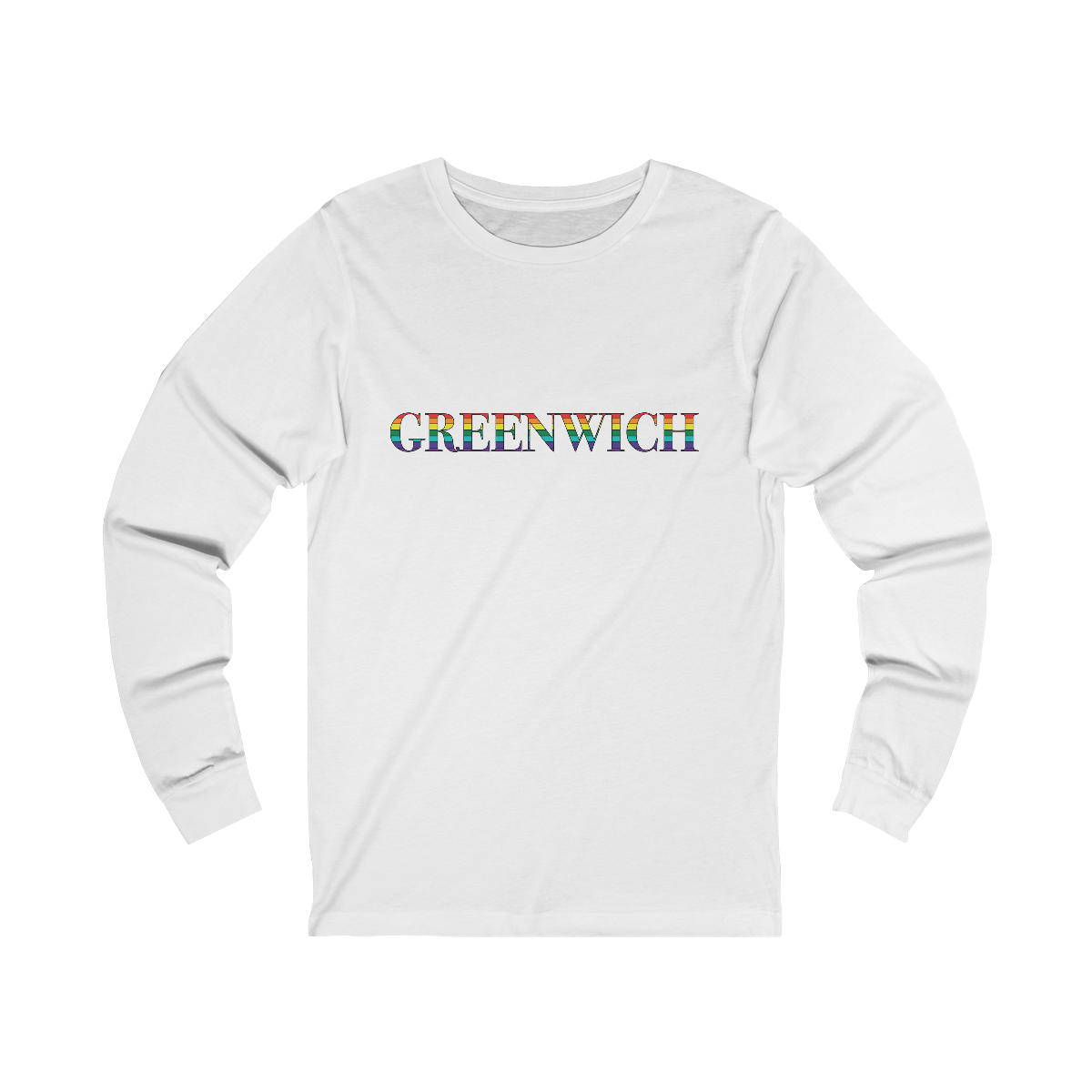 greenwich pride ct / connecticut long sleeve shirt