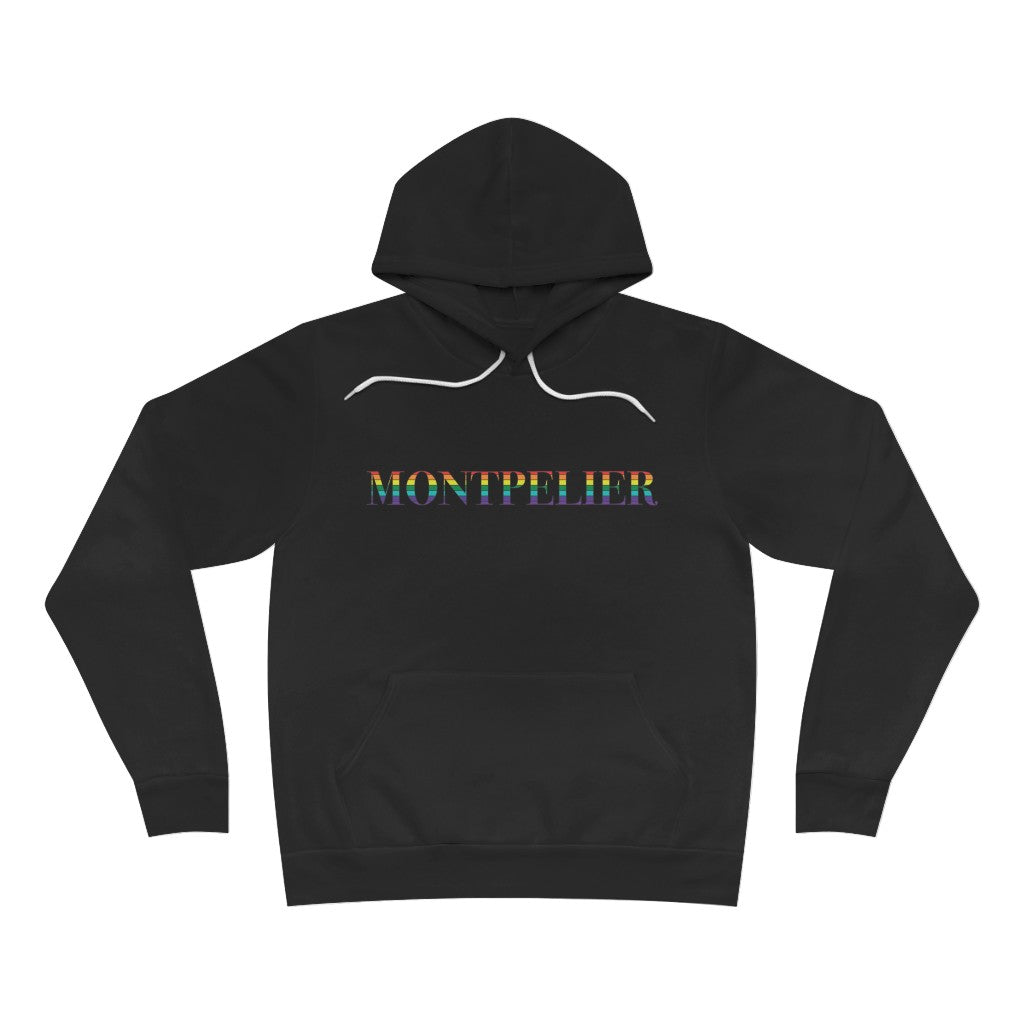 Montpelier Rainbow Unisex Sponge Fleece Pullover Hoodie