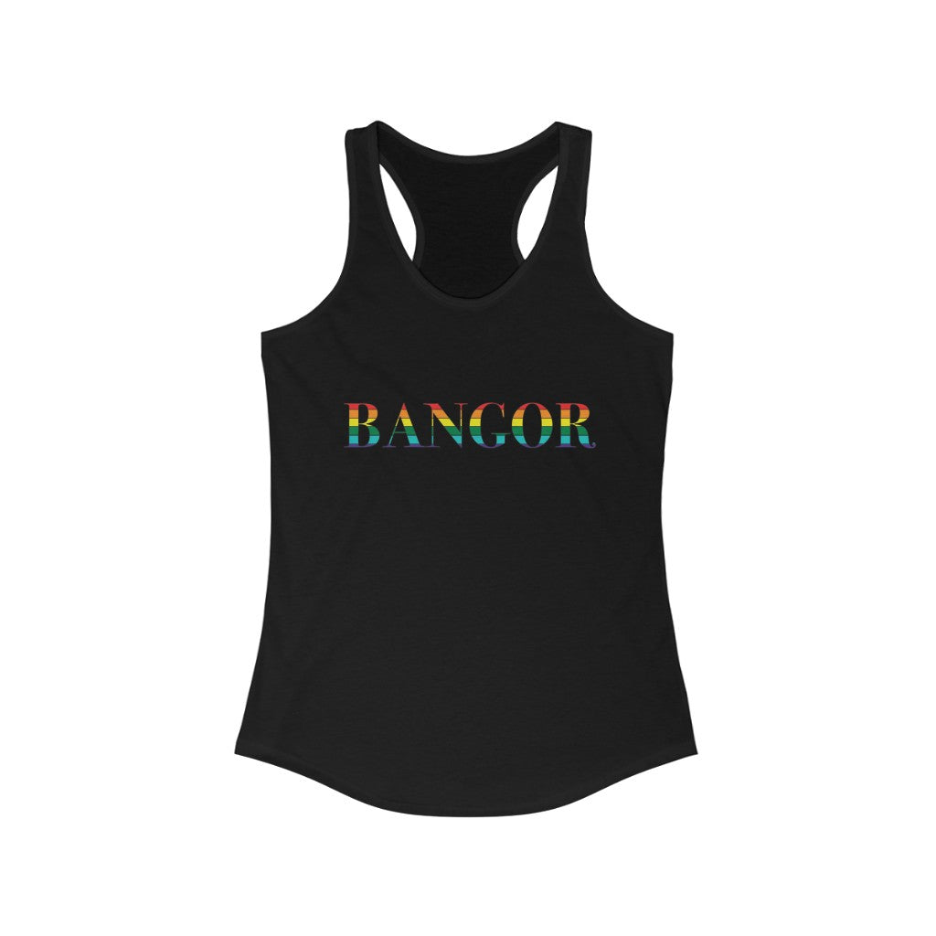 Bangor Rainbow Women's Ideal Racerback Tank