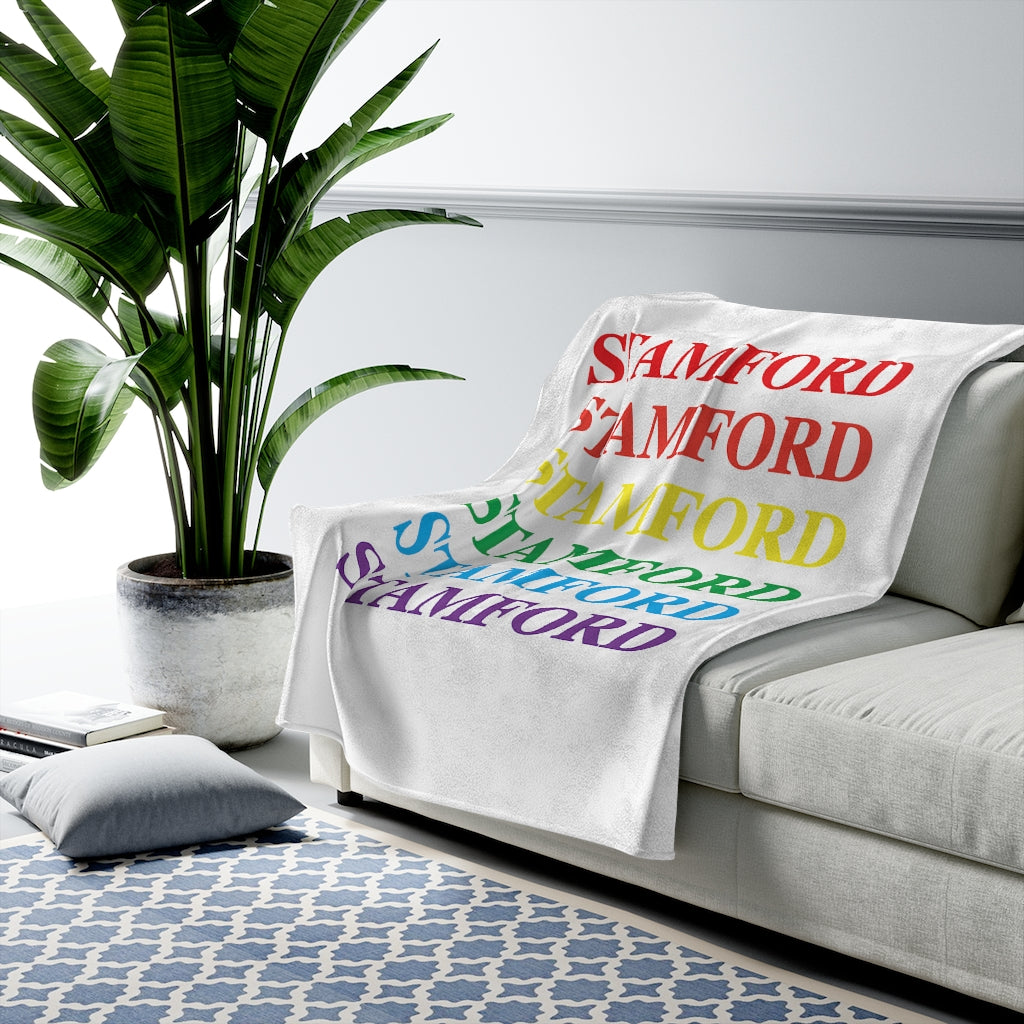 Do you have Stamford Pride?  Stamford, Connecticut apparel and gifts including mugs including LGBTQ inspired blankets