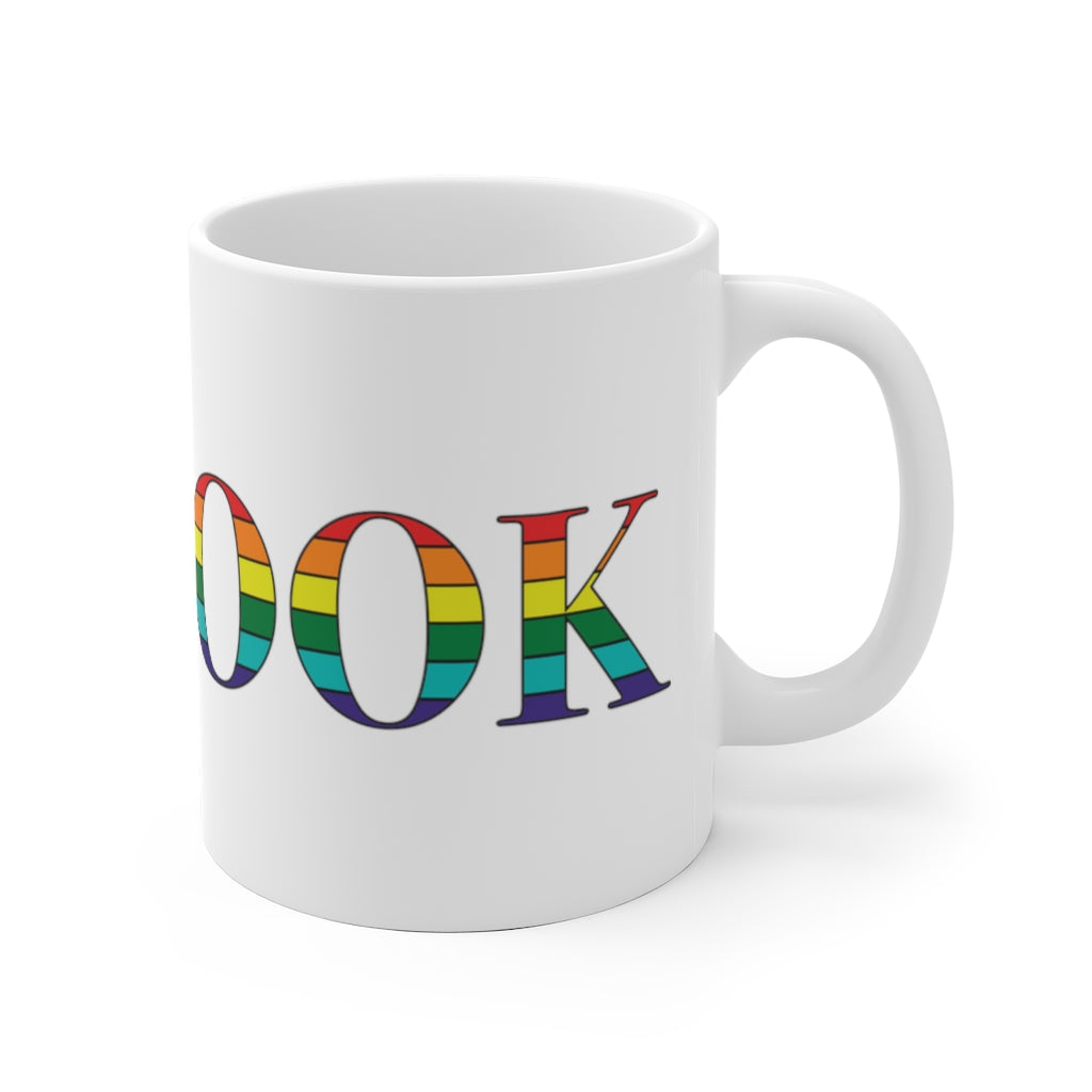 Suncook Rainbow White Ceramic Mug