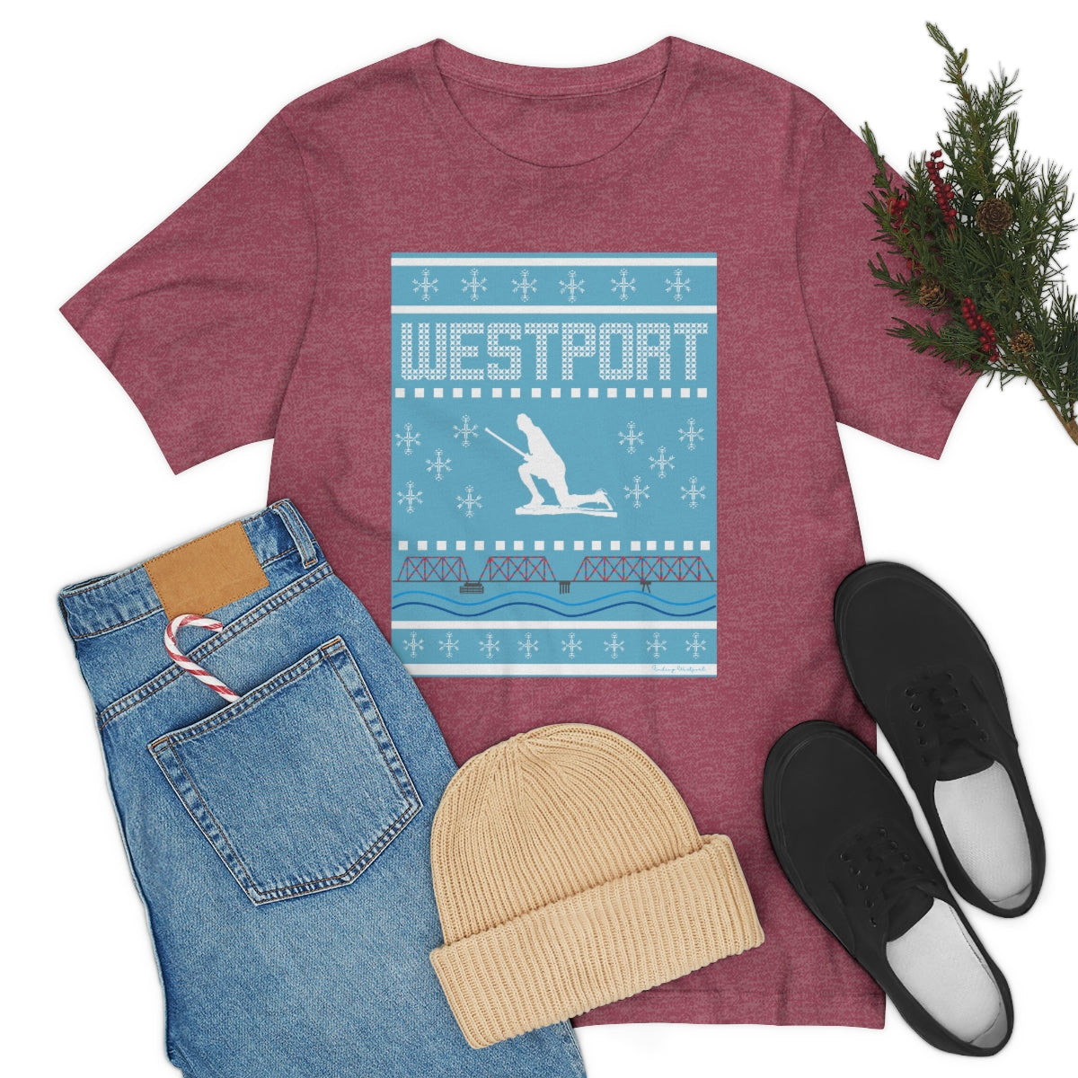 Westport Ugly Holiday Unisex Jersey Short Sleeve Tee