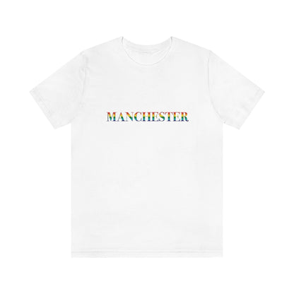 Manchester Rainbow Unisex Jersey Short Sleeve Tee