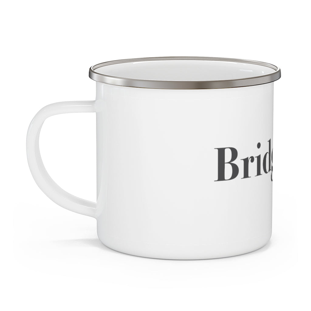 #thebridgeportlife Enamel Camping Mug