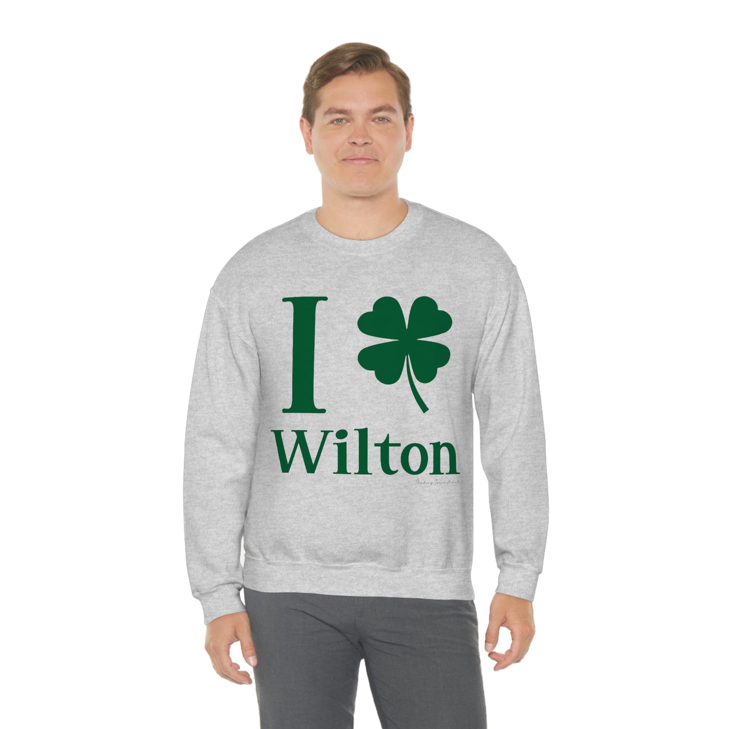 I Clover Wilton (Green)   Unisex Heavy Blend™ Crewneck Sweatshirt