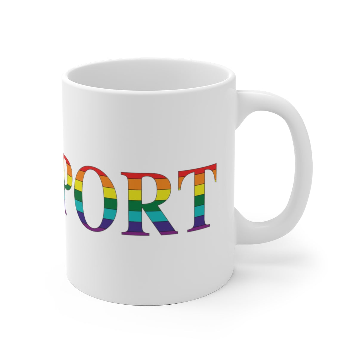 Westport Rainbow White Ceramic Mug