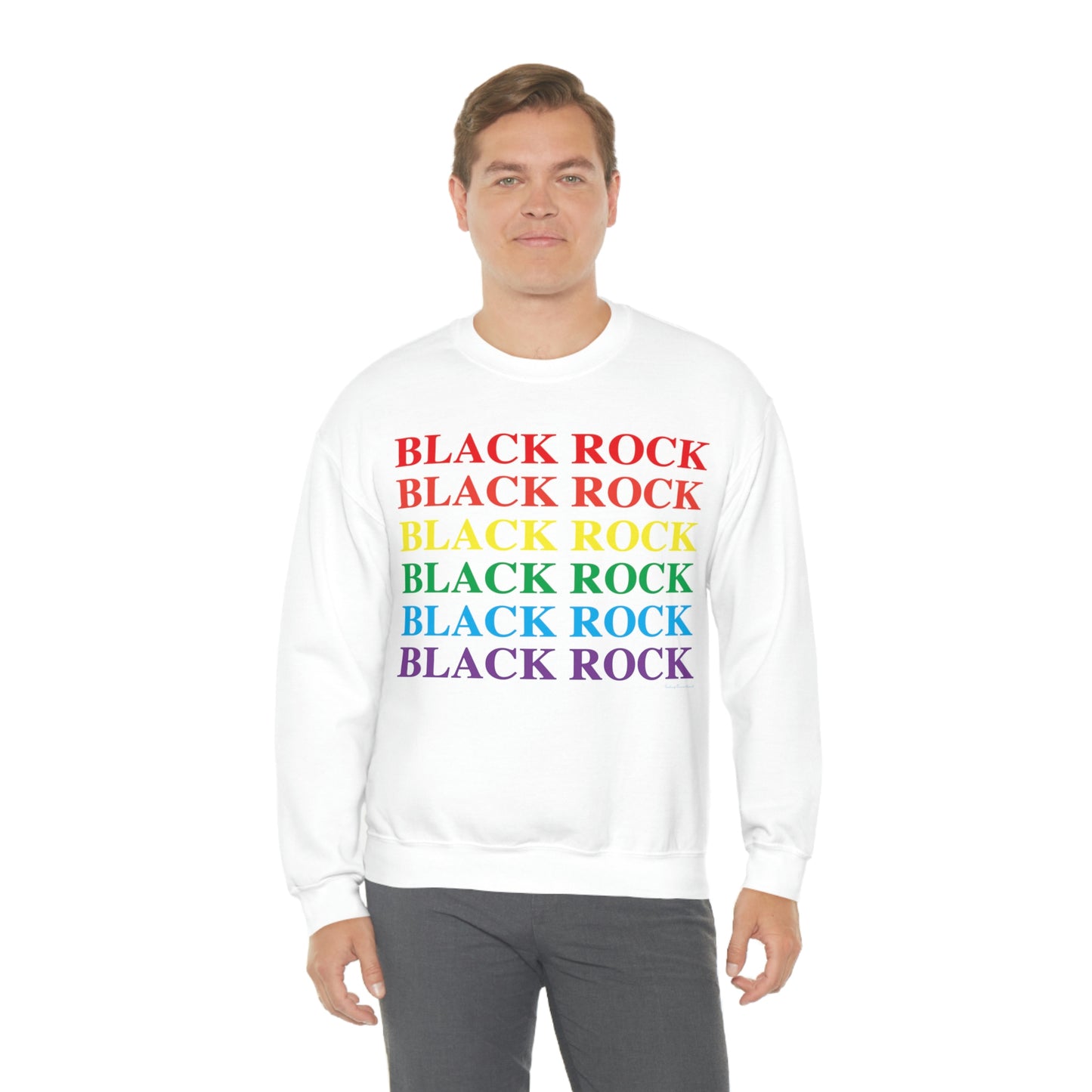 Black Rock Pride Unisex Heavy Blend™ Crewneck Sweatshirt