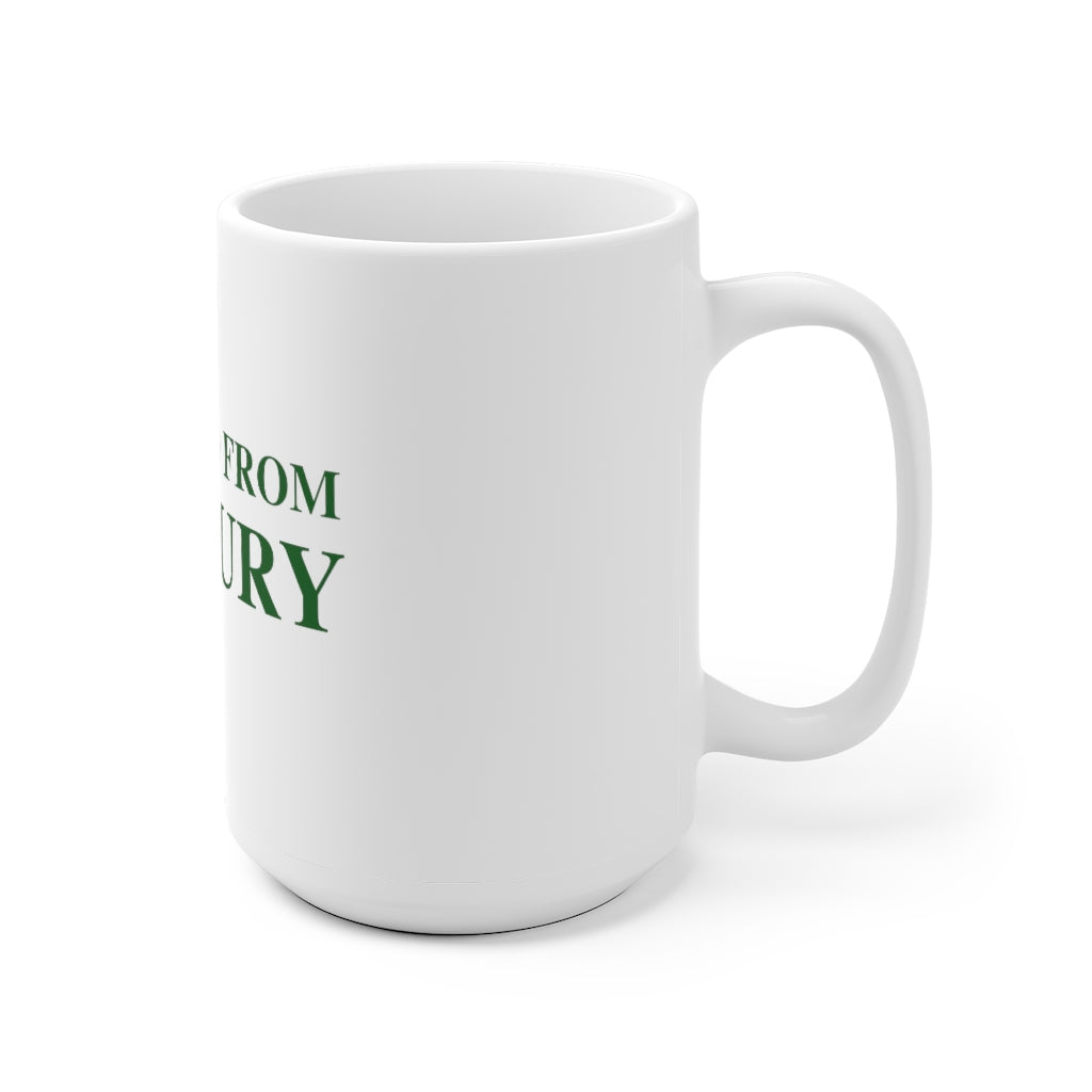 Just a kid from Danbury White Ceramic Mug