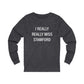 I really really miss stamford tee shirts
