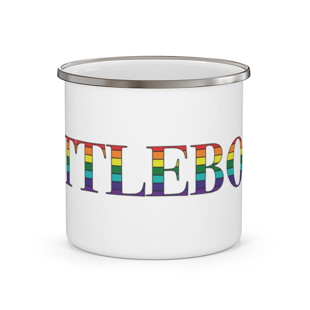 Battleboro Rainbow Enamel Camping Mug