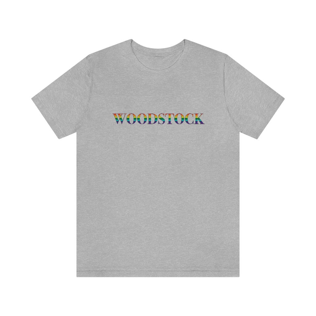 Woodstock Rainbow Unisex Jersey Short Sleeve Tee